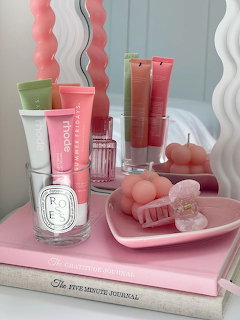 Aesthetic Pink Vanity Display