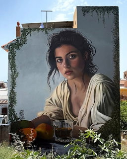 Street Art Portrait Mural