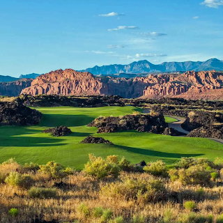 Desert Golf Course Landscape