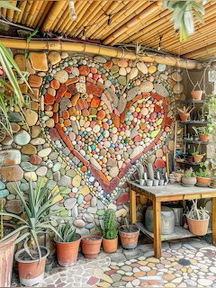 Heart Stone Mosaic