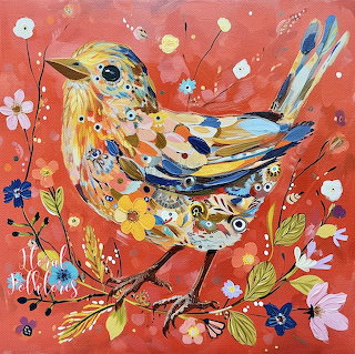 Decorative Folk Art Bird