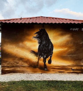 Black Horse Mural