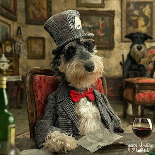 Victorian Dog Portrait