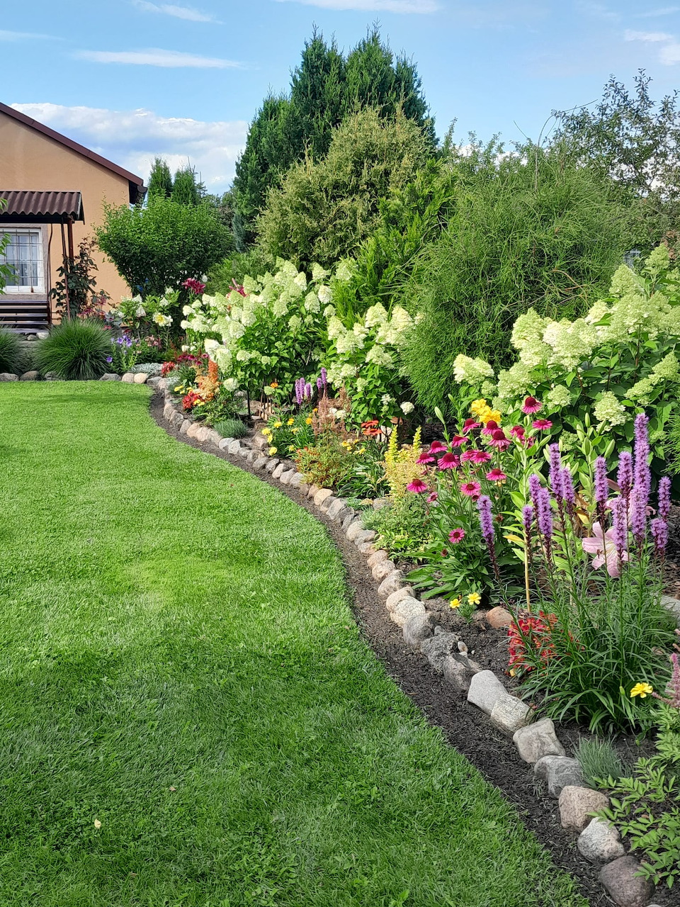 Summer Garden Flower Border