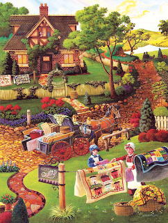 Farmyard Quilt Scene