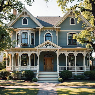 Victorian House with Wraparound Porch