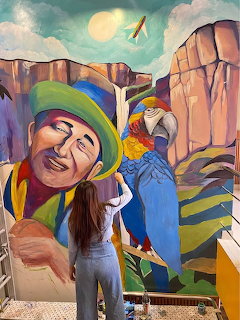 Colorful Street Mural Art