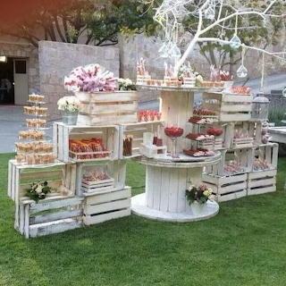 Outdoor Dessert Table Display