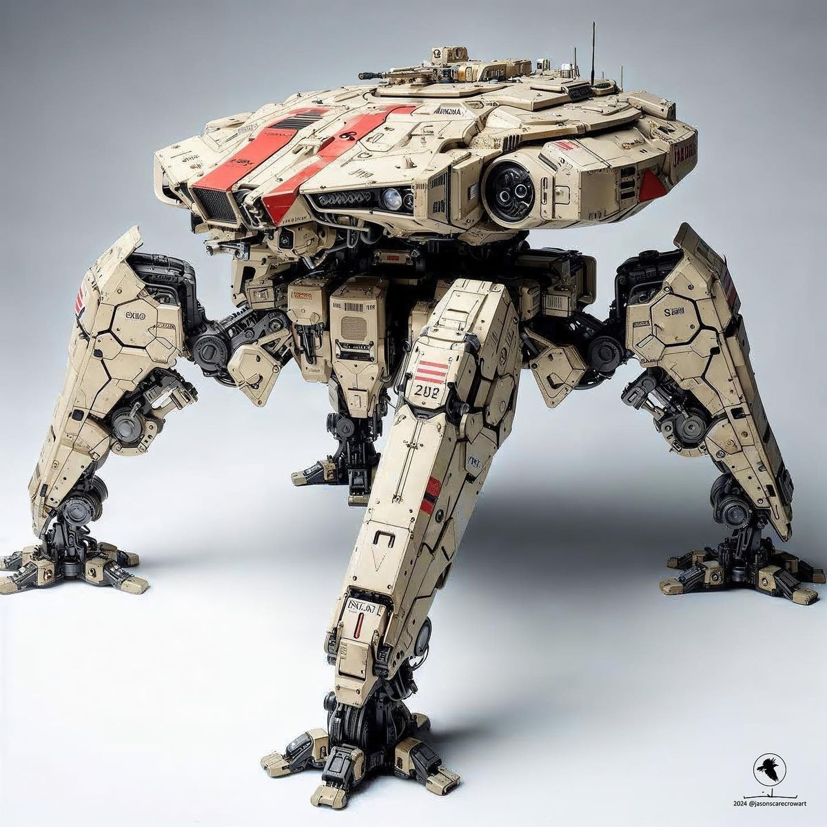 Sci-Fi Walker Mech