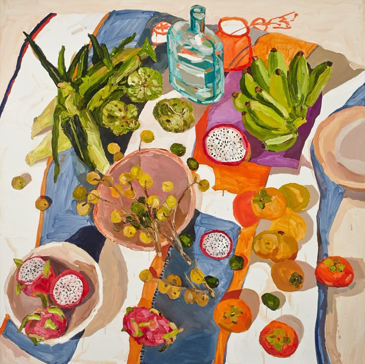 Tropical Fruit Still Life