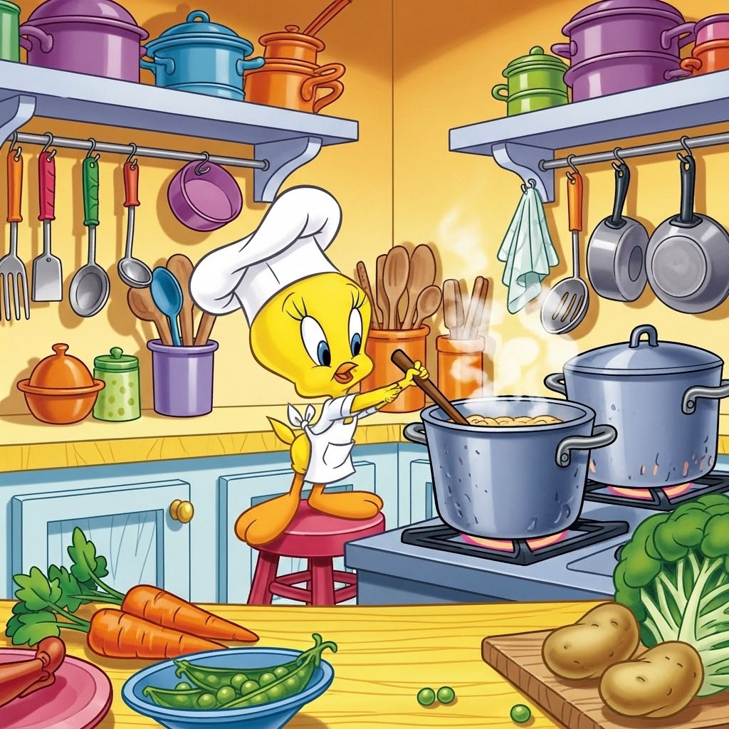 Tweety Cooking