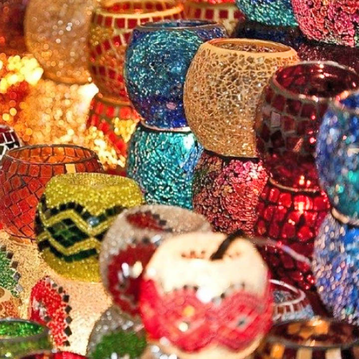 Mosaic Candle Holders
