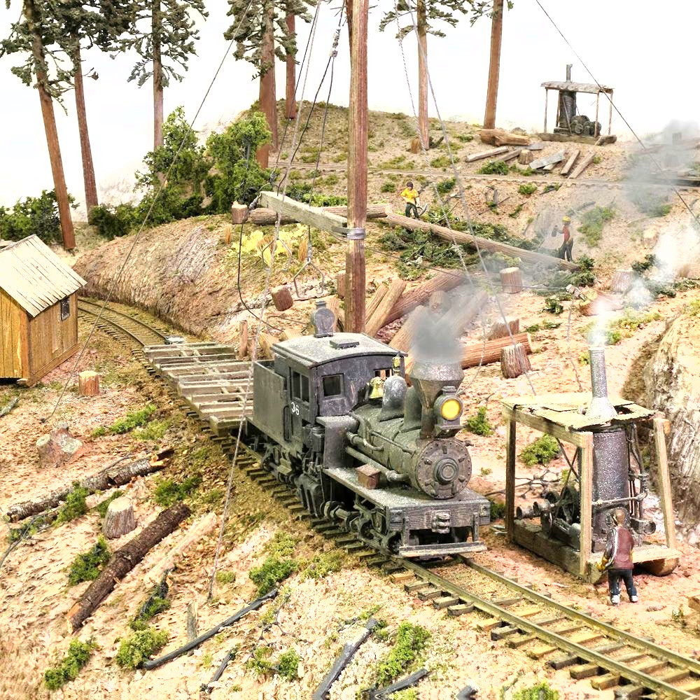 Steam Train Diorama
