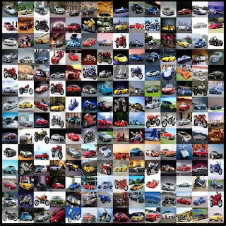 Vehicle Collage Mosaic