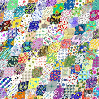Patchwork Quilt Collage