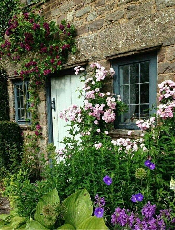 Rustic Stone Cottage Garden