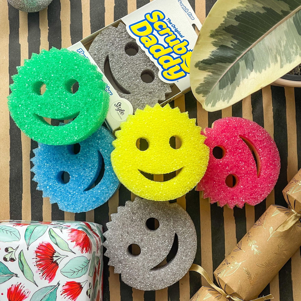 Colorful Scrub Daddy Sponges