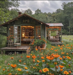 Cozy Garden Cabin Retreat