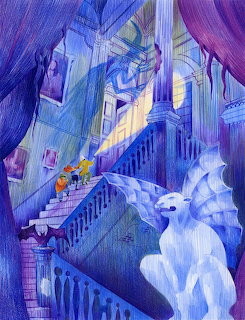 Fantasy Castle Interior Illustration