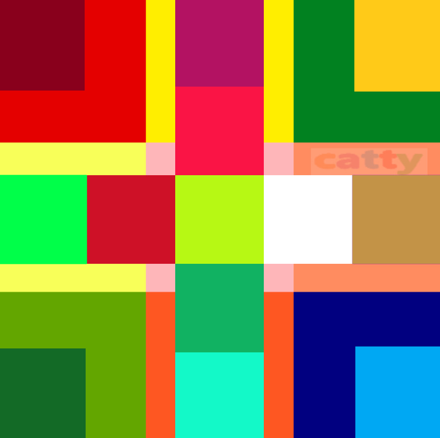 Colorful Geometric Block Pattern