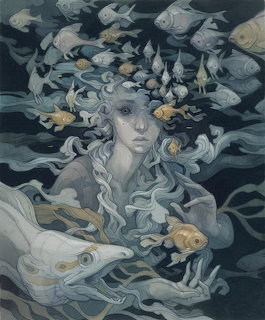 Fantasy Woman with Fish