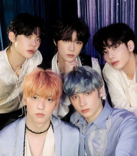 TXT K-pop Group Portrait