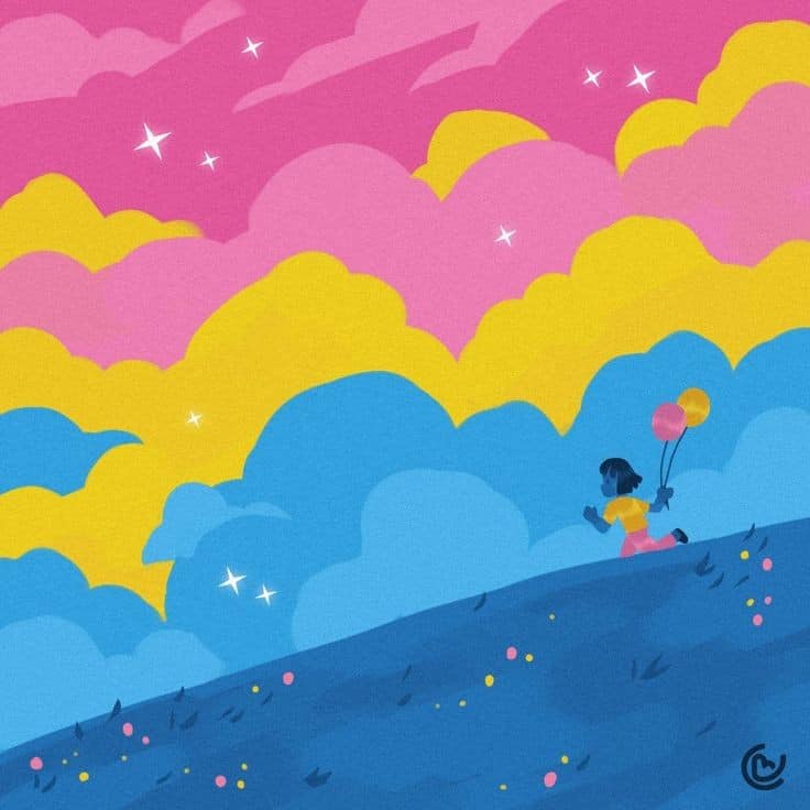 Rainbow Cloudscape