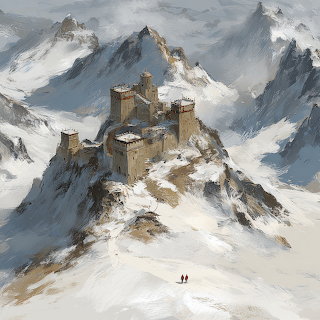Snowy Mountain Castle