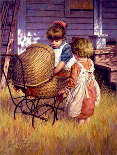 Children Withicker Pram