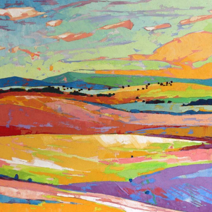 Colorful Landscape Painting