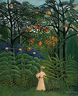 Woman in Exotic Jungle