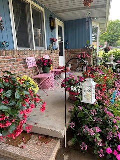 Pink Porch Chair