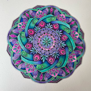 Colorful Floral Mandala Design