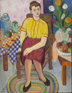 Lucyl Martel Self-Portrait Painting