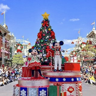 Disney Christmas Parade Float