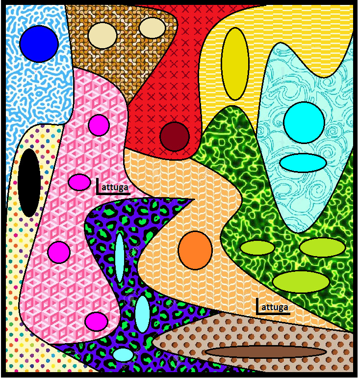 Abstract Color Patchwork