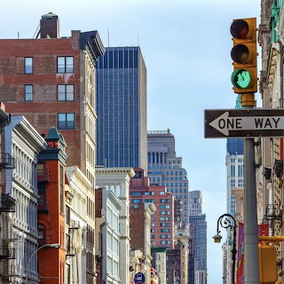 NYC Street View Skyline