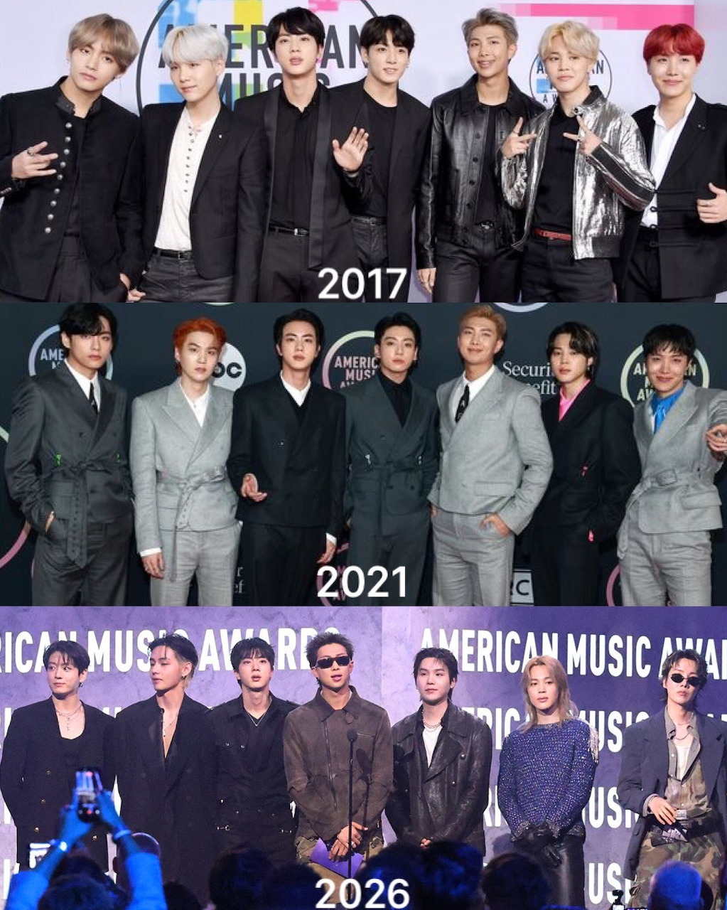 BTS Through the Years