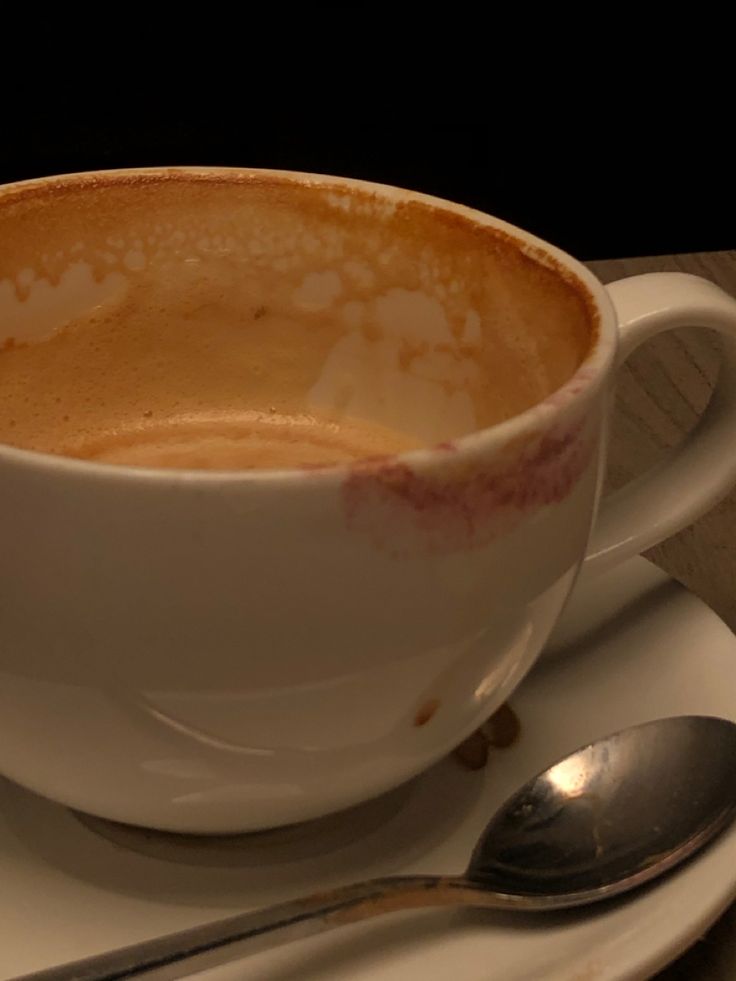 Coffee Cup with Spoon