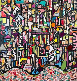Colorful Abstract Collage Art