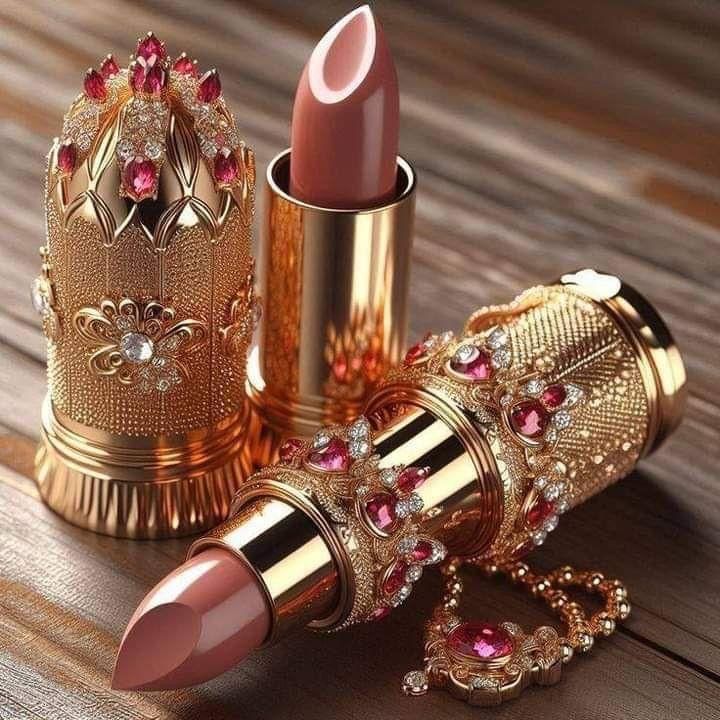 Ornate Gold Lipsticks
