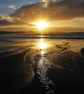 Bundoran Beach Sunset Riples