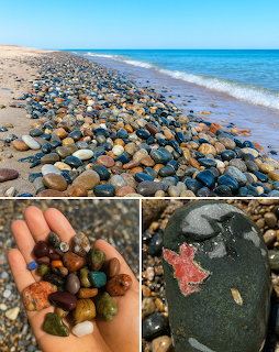 Colorful Beach Pebbles