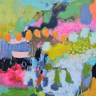 Vibrant Abstract Color Painting