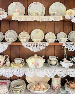 Vintage China Rose Dishes