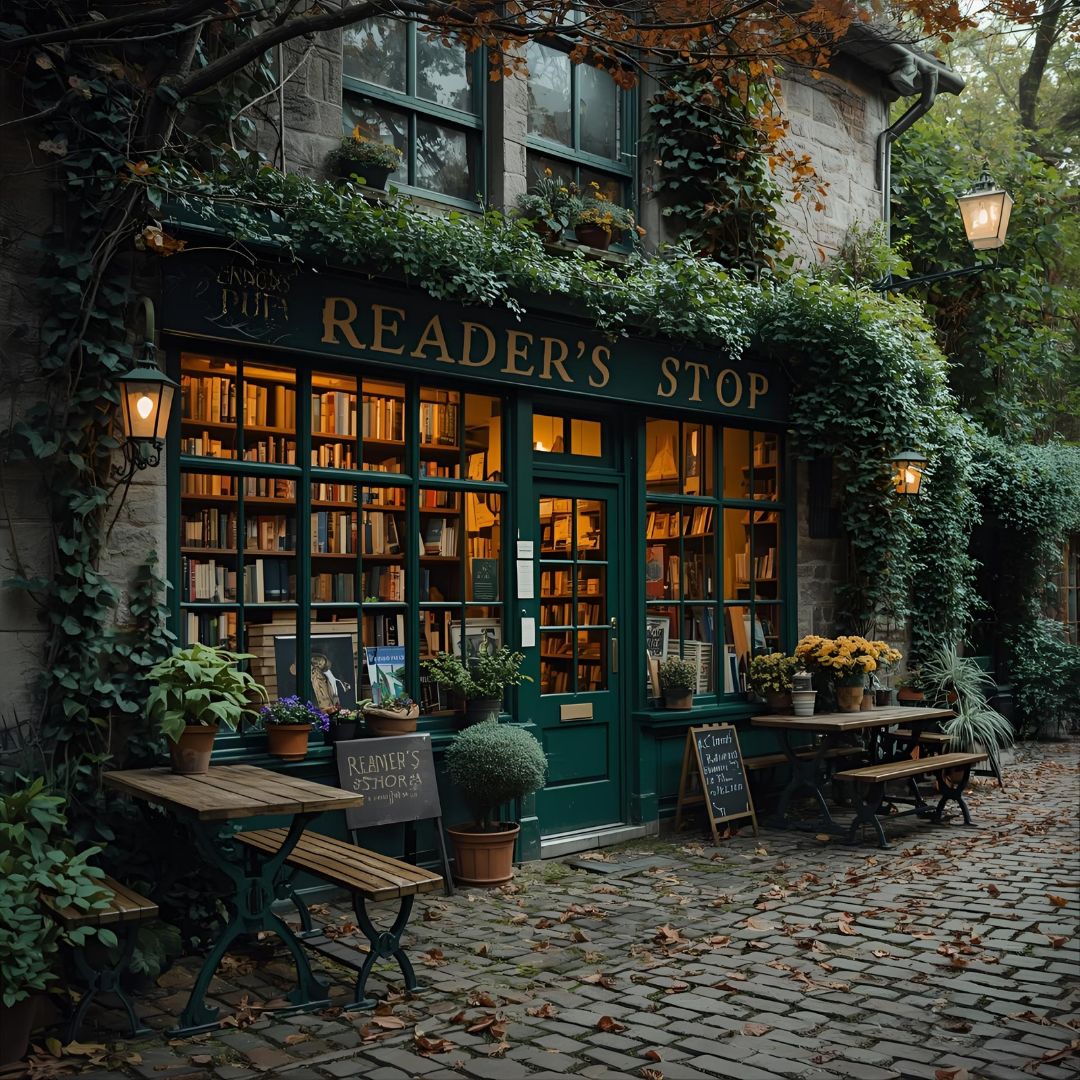 Quaint Bookstore Exterior