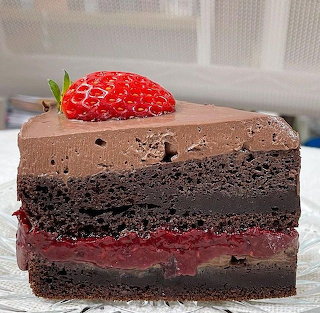 Chocolate Cake Slice