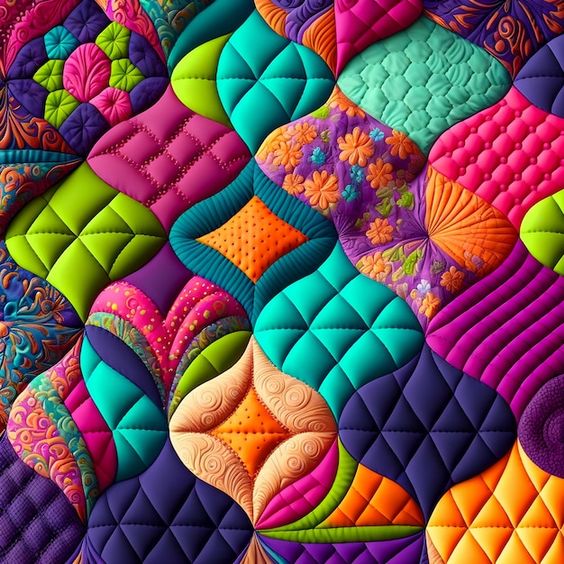 Quilted Patchwork Textile