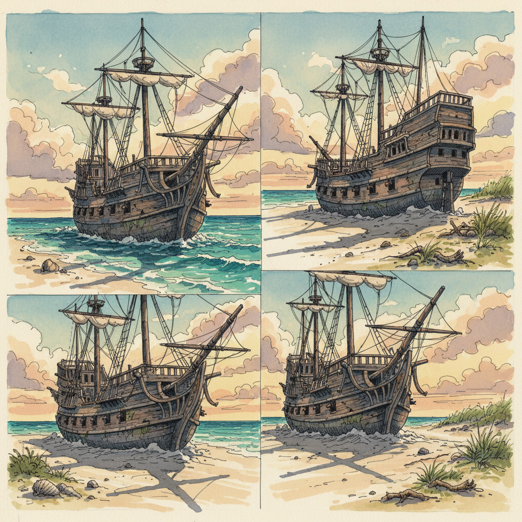 Abandoned Pirate Ship