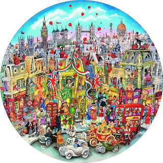 Vibrant Cartoon Cityscape